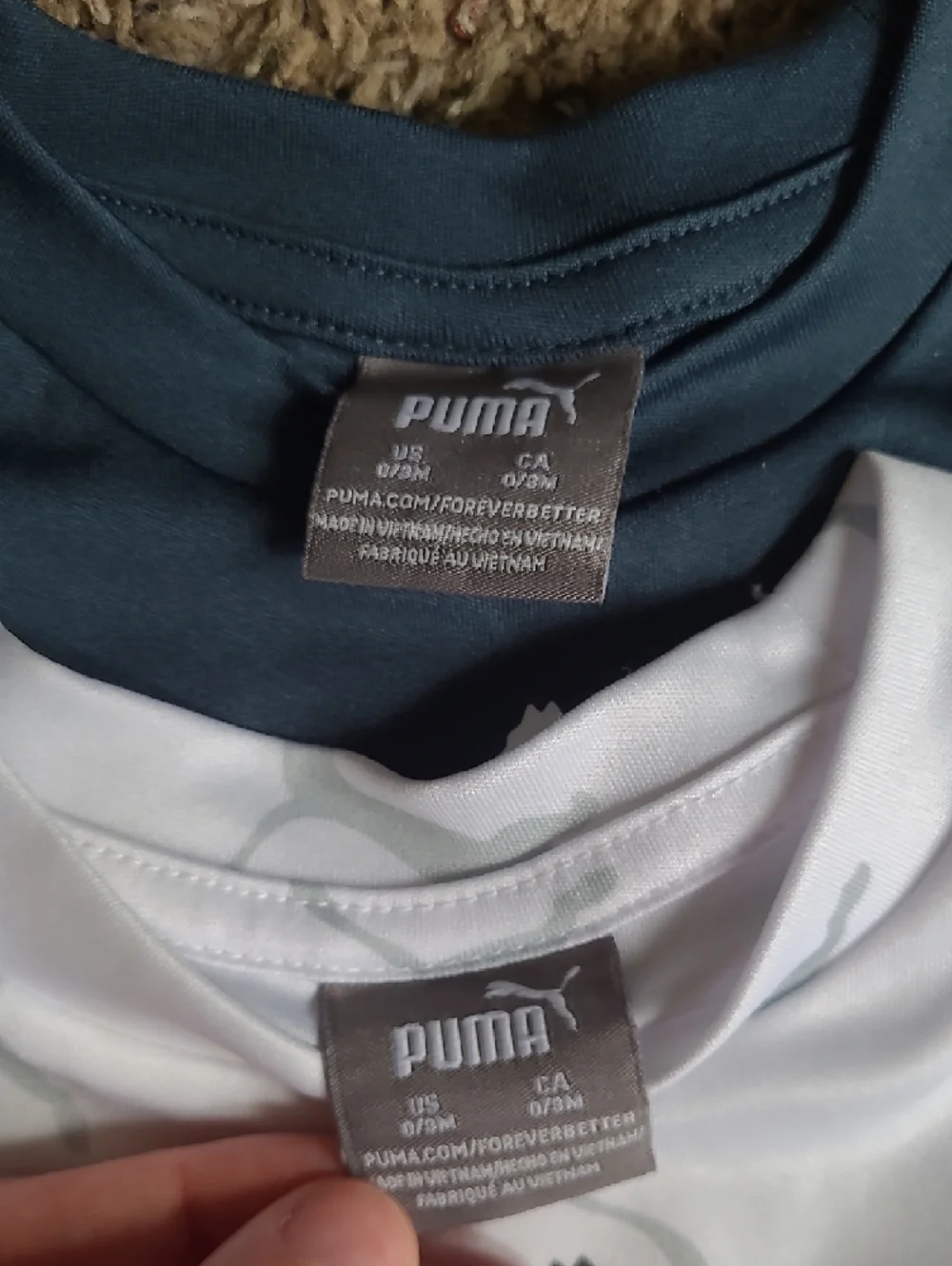 Puma Boys 2-Piece Athletic Sets - Blue, White, Charcoal - Picture 2 of 2